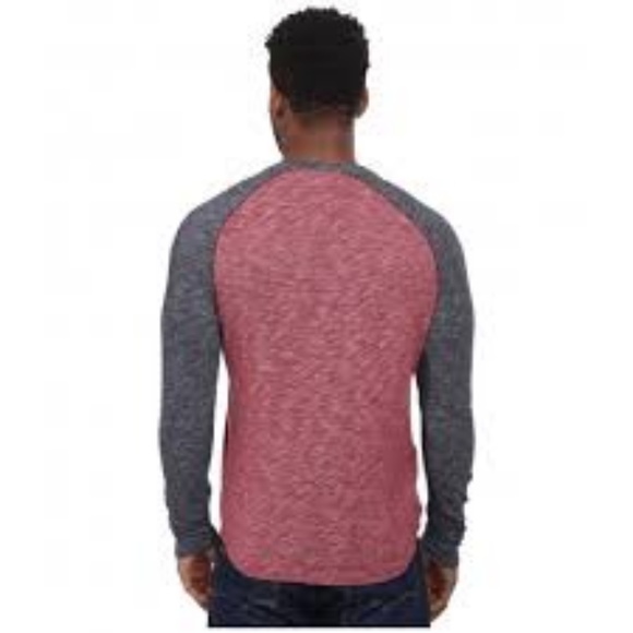 Original Penguin Color Block Slub Raglan Henley - Picture 3 of 6